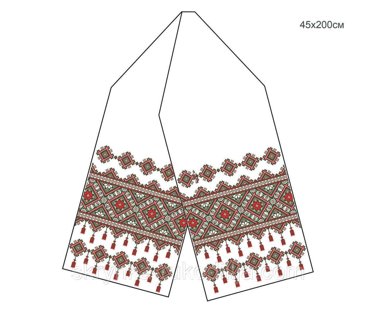 Заготовка для вишивки Рушник Р-045 БісерОк