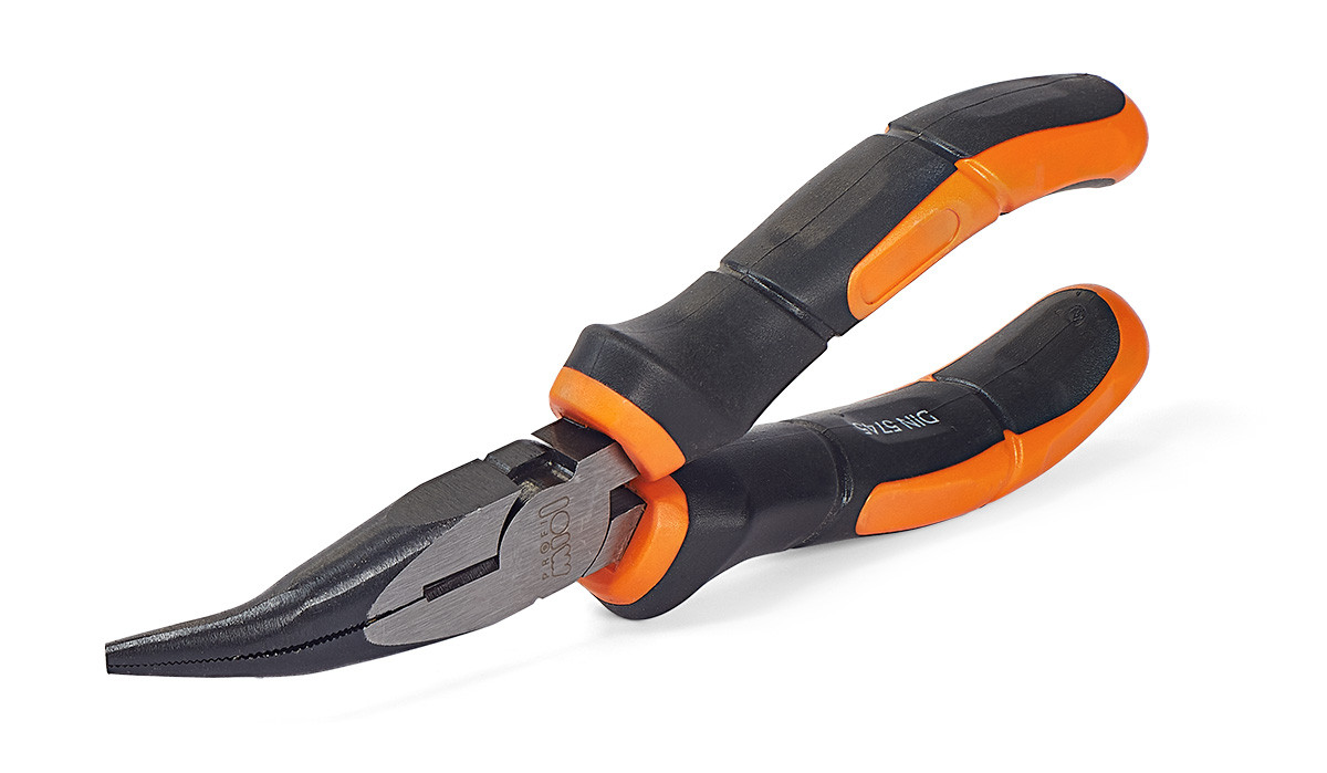 Плоскогубці подовжені загнуті PROFI 200мм MIOL P-40-026