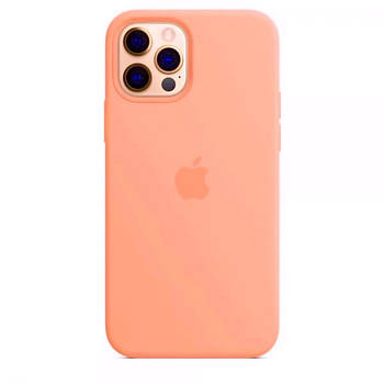 Чохол Silicone FULL case для IPhone 13 Pro max Peach (08) персиковий
