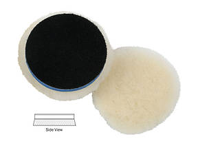 Полірувальний круг лама на поролоні - Lake Country Low Lint Prewashed Knitted Lambswool 76 мм. (LL-92325), фото 3