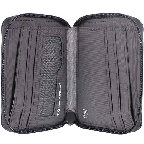 Гаманець Lifeventure Recycled RFID Bi-Fold Wallet Cірий, фото 5