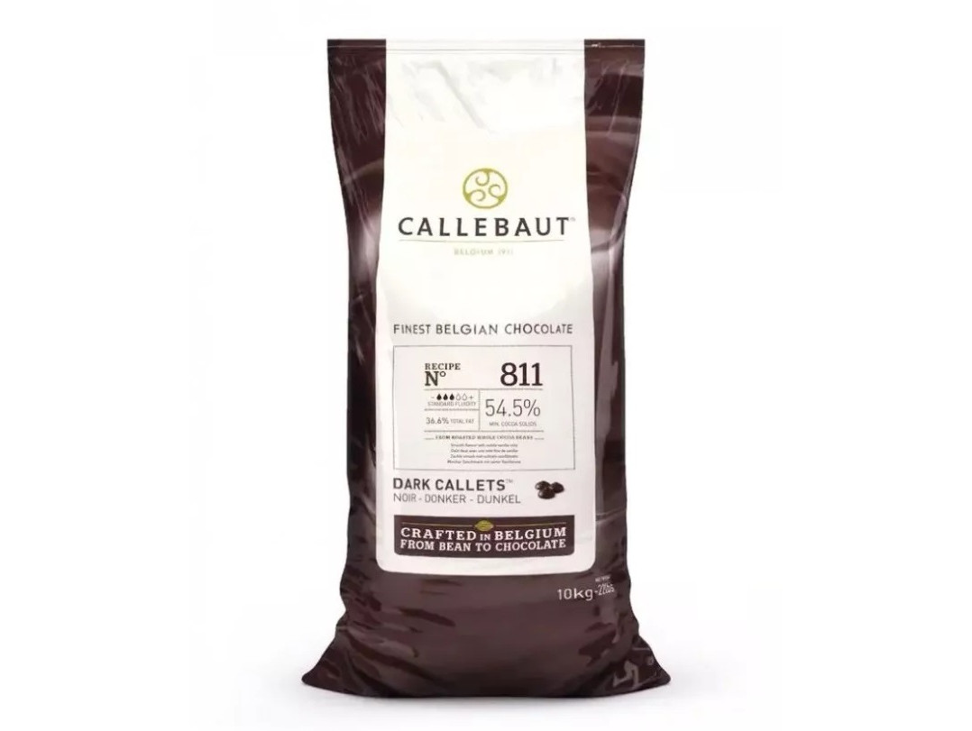 Бельгійський Чорний шоколад 54,5 % Barry Callebaut 10 кг