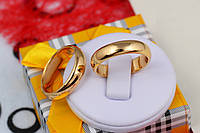 Обручальное кольцо Xuping Jewelry классика 5 мм р 18 золотистое