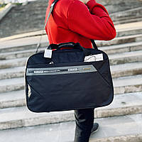 Сумка дорожная спортивная мужская, женская, черная красная большая сумка в дорогу Черный