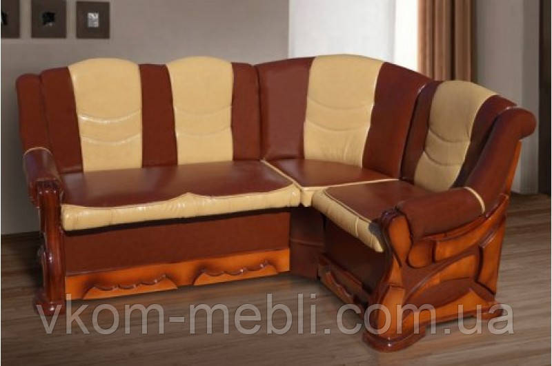 Кухонний куточок зі спальним місцем Візит (рідео 02+01, горіх), фото 1