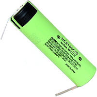 Аккумулятор 18650 Panasonic NCR18650B 3400 mAh 3.7В с лепестками (под пайку), Li-Ion. 2016 г.