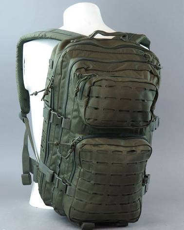 Рюкзак олива штурмовий 36 літрів Laser Cut. Mil-tec 14002701, фото 1