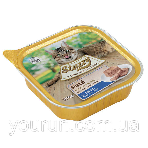 MISTER STUZZY Cat Tuna ШТУЗИ ТУНЕЦЬ корм для кішок, паштет, 100г, фото 1