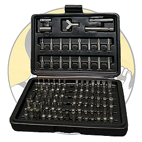 Набір насадок-біт AL-FA ALBS100, 100 шт, CrV, адаптери для біт, Кейс