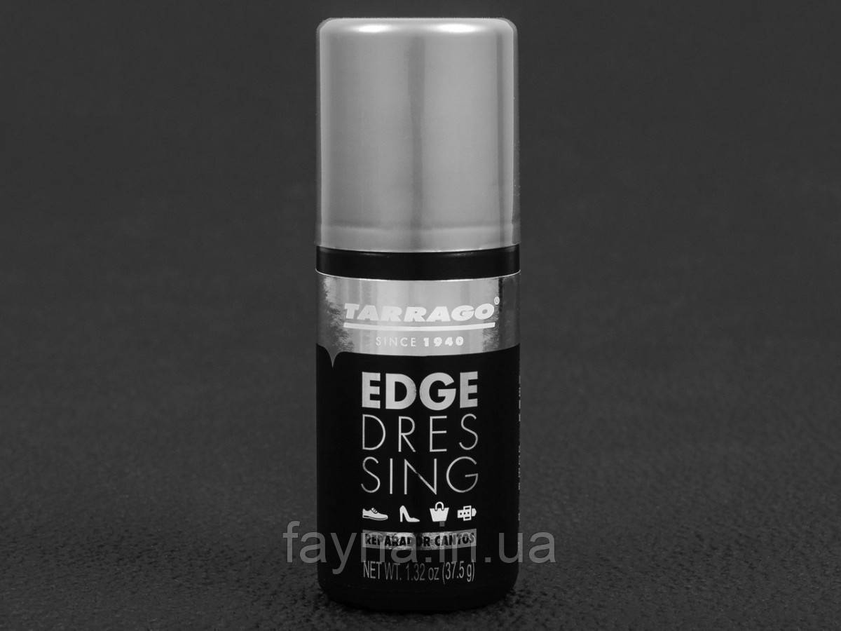 Фарба чорна для рантів, підошви та каблуків Tarrago Edge Dressing (35 мл)