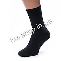 Шкарпетки чоловічі осінні чорні 10 пар в упаковці 42 розмір (звичайні, не короткі)