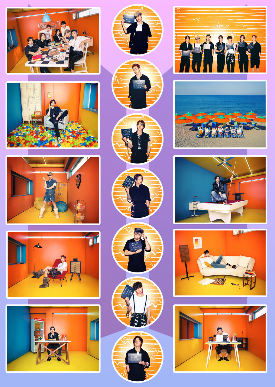 Стикери Art BTS А4 без порізування 08