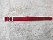 РЕМІНЕЦЬ НАТО NATO ZULU НЕЙЛОН 20 ММ червоний, фото 2