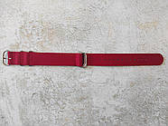 РЕМІНЕЦЬ НАТО NATO ZULU НЕЙЛОН 20 ММ червоний, фото 3