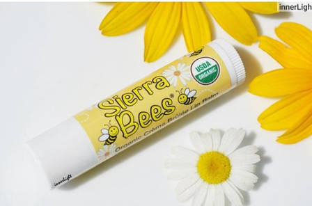 Органічний бальзам для губ Sierra Bees США honey Lip Balm медовий, фото 2