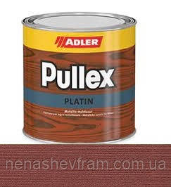 Лазур для дерева з металевим відтінком Adler Pullex Platin 1л (колір:Rubinrot)