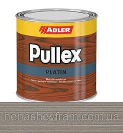 Лазур для дерева з металевим відтінком Adler Pullex Platin 1л (колір:Quarzgrau)