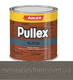 Лазур для дерева з металевим відтінком Adler Pullex Platin 1л (колір:Achatgrau)