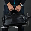 Сумка Travel дизайн №82 з натуральної шкіри колір Шоколад, фото 7
