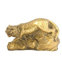 Статуетка Тигр 4х6,5х3 см бронзова (1101a)