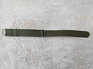 РЕМІНЕЦЬ НАТО NATO ZULU ЗУЛУ НЕЙЛОН 22 ММ ХАКІ, фото 2