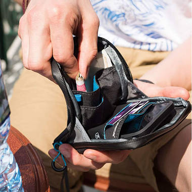 Гаманець на шию Lifeventure RFID Travel Neck Pouch Чорний, фото 5