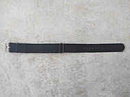 РЕМІНЕЦЬ АТО NATO ZULU ЗУЛУ НЕЙЛОН 18 ММ ЧОРНИЙ, фото 3