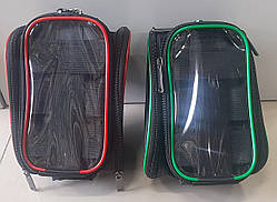 Велосумка на раму для телефона