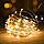 Світлодіодна гірлянда Крапля роси Wuw Xmas 100 Led на мідному дроті і баатарейках Білий, фото 3