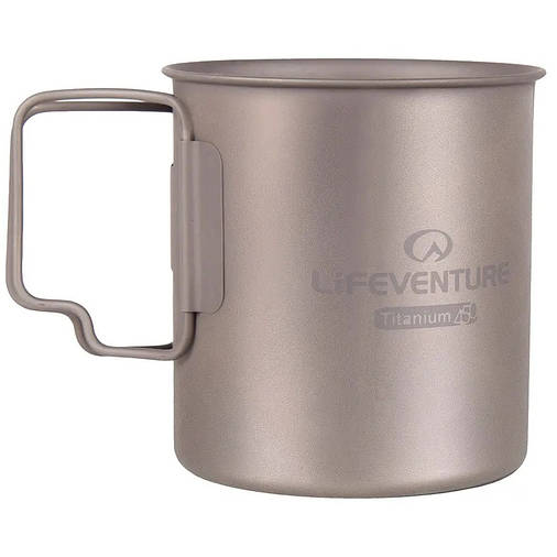 Кружка Lifeventure Titanium Mug 450 мл Сірий, фото 1