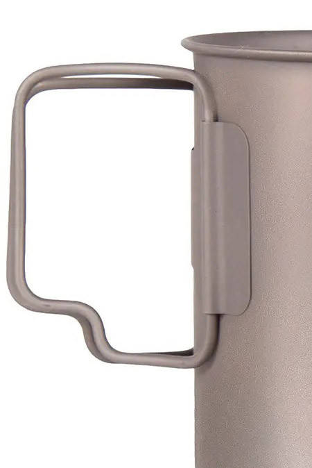 Кружка Lifeventure Titanium Mug 450 мл Сірий, фото 4