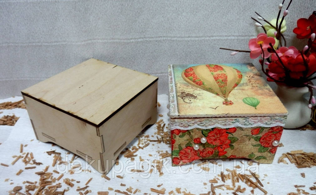 Квадратна скринька 10х10см