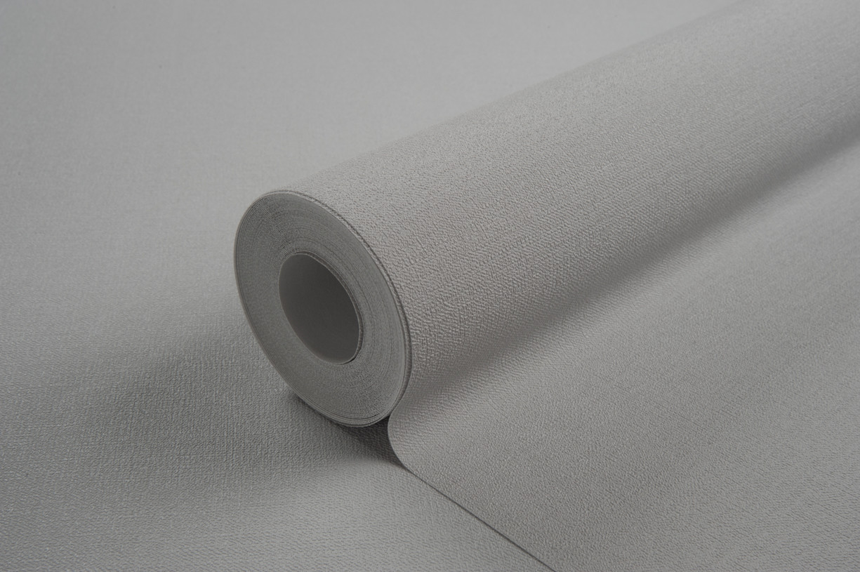 Сірі шпалери метрові вінілові, флізелінові шпалери гарячого тиснення Vinil LS Ліверпуль СШТ 1-1551, фото 1