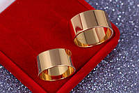 Обручальное кольцо Xuping Jewelry американка 10 мм р 18 золотистое