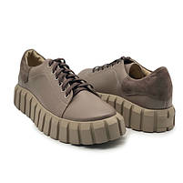 Кеди жіночі на платформі кольору капучіно “Style Shoes” 36 розмір, фото 3