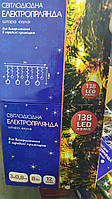 Гірлянда штора Кулі теплий білий 138LED 3х0,8м, 220V BPNY-01082