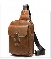 Мини-рюкзак кожаный на одно плечо B10-8573 Joynee