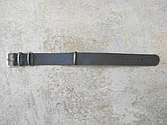 РЕМІНЕЦЬ НАТО NATO ZULU ЗУЛУ НЕЙЛОН 20 ММ СІРИЙ, фото 3