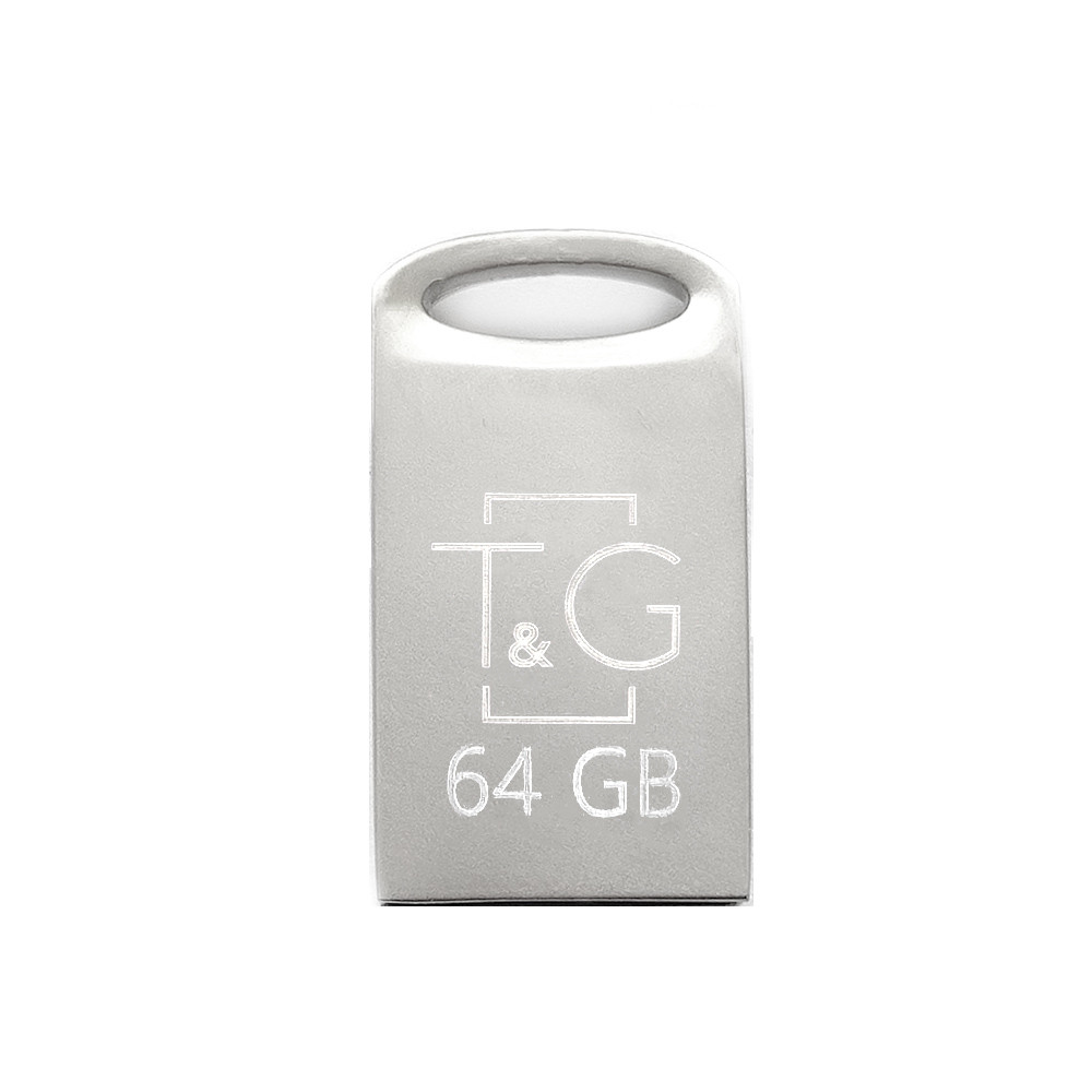 USB 64GB T&G 105 Metal Series Silver (TG105-64G)