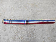 РЕМІНЕЦЬ НАТО NATO ZULU ЗУЛУ НЕЙЛОН 20 ММ КОМБІНОВАНИЙ, фото 3