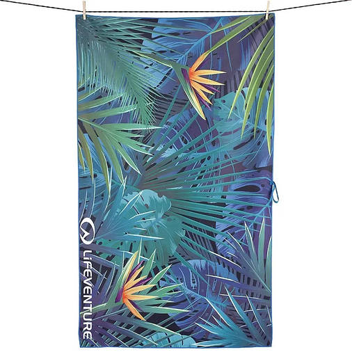 Рушник Lifeventure Soft Fibre Printed 150 x 90 см Tropical Giant, фото 1