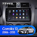 Штатна магнітола Teyes X1 Toyota Corolla (2006-2013), фото 3