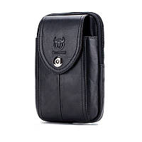 Напоясная сумка-чехол для смартфона T1397А Bull из натуральной кожи