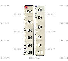 Наклейка (1030х110) (шкала рівнеміра 2000л)