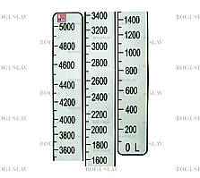 Наклейка (1590х110) (шкала рівнеміра 5000 л)