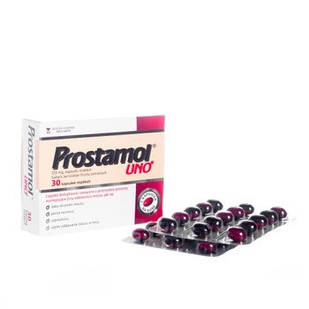 Prostamol Uno Berlin-Chemie AG 320 мг екстракту Saw Palmetto, 30 желатинових капсул. До 01/2027