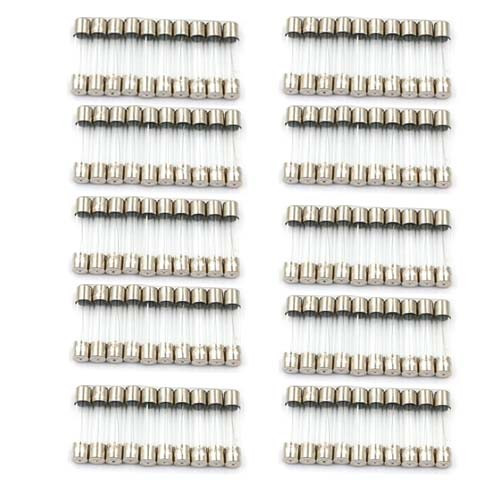 100x Предохранитель стеклянный цилиндрический 5х20мм 250В 2А: продажа ...