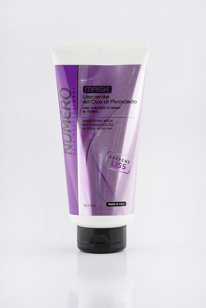 Brelil Professional Numero Smoothing Mask Розгладжуюча маска для волосся с олією авокадо (8011935075161)
