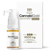 Конопляное Масло 12 мл HemPoland CannabiGold Intense 3000mg Польша Доставка из ЕС