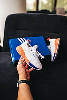 Кросівки дитячі на дівчинку і хлопчика білі Adidas ZX 2K. Взуття для дітей біла Адідас ЗХ 2К, фото 6